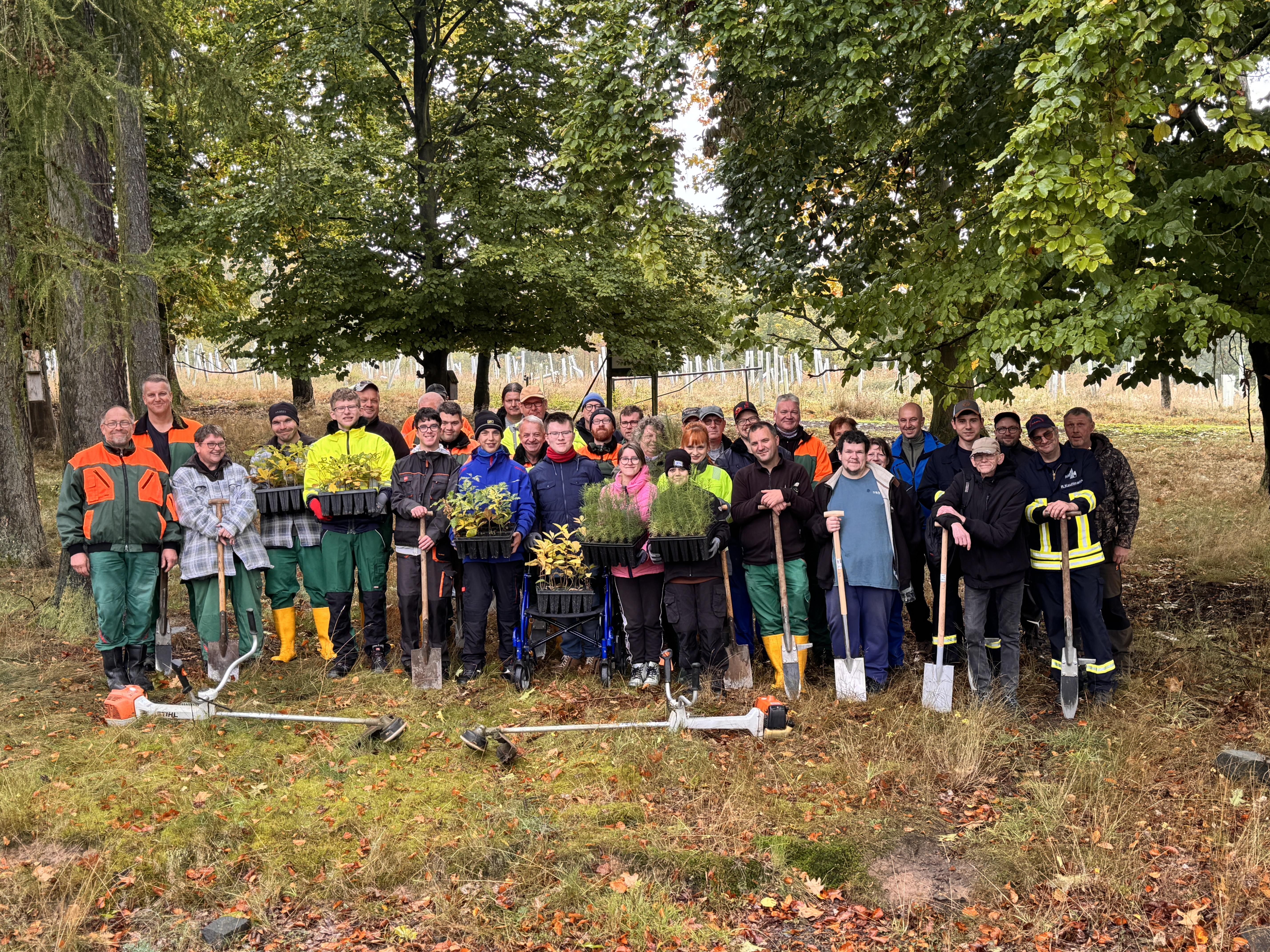 Baumspende und Pflanzaktion